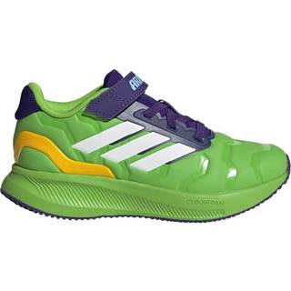 Iron Hulk Runfalcon 5 sko til børn fra adidas - Semi Solar Green / Cloud White / Collegiate Purple - 31