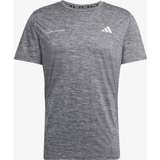 adidas Own The Running Shirt Men - Black, Dark Grey, Size S - black