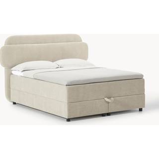 Enrica boxspring-seng med opbevaringsplads