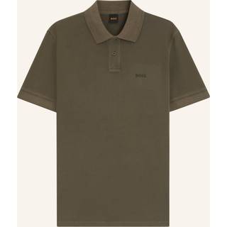 Poloshirt i bomuldspiqué med logoprint