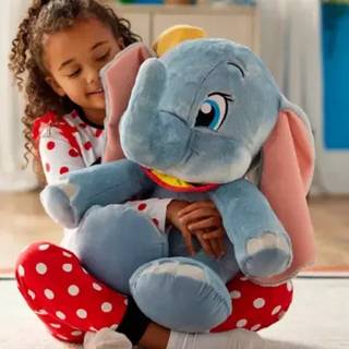 Dumbo Big Feet Large Soft Toy - 44cm - Multicolored