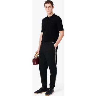 Lacoste Logo Tapered Fit Joggers Black