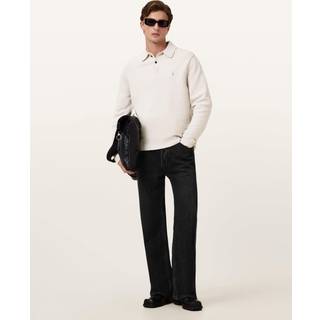 All Saints AllSaints Cream Statten Polo Shirt