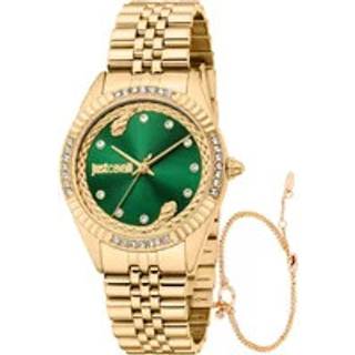 Ladies' Just Cavalli ANIMALIER Special Pack Gullsur med Armbånd (Ø 30 mm)