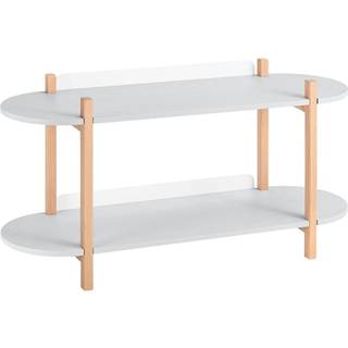 SoBuy Trappehylde i Hvid - Skandinavisk Design til Opbevaring
