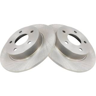 TRQ bageste bremseotorer indstiller solid kompatibel med 2019 Nissan Altima