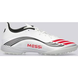 F50 Messi League kunstgræsstøvler - Cloud White / Lucid Red / Silver Metallic - 45 1/3