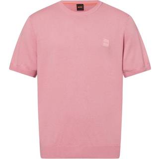 BOSS Orange Herren T-Shirts rosa,rosa unifarben