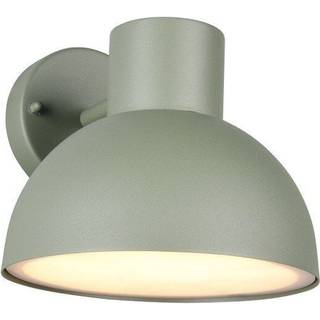 Udendørs væglampe Elbe, grøn, trykstøbt aluminium, E27