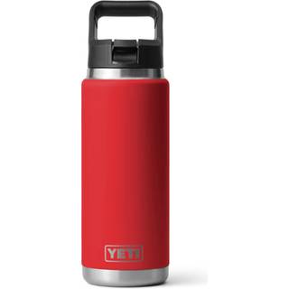 Yeti - Rambler 26 Oz Straw Bottle (796 ml) Rescue Red Ribejagtogfikseri.dk