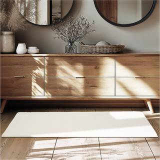 Kortluvet tæppe Soft Zone - creme,80 x 150 cm