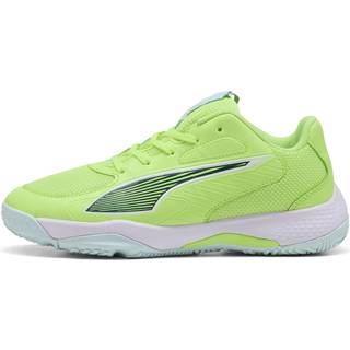 PUMA Accelerate 4 Handball Shoes Youth, Shoes, Fizzy Light/Green Terrain/White, 34.5