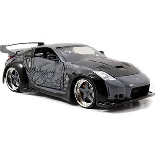 D.K.'s Nissan 350Z Black """" Fast N Furious """" Film 1/24 af Jada 97172 Full Body Gray Design og Black Hood