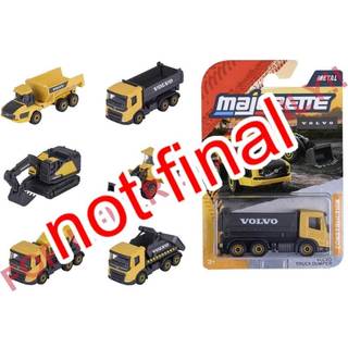 Majorette Volvo anlægskøretøj - flere varianter - assorteret (På lager i butik)