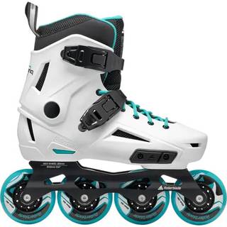 Rollerblade Lightning Womens Freeskates (White/Aqua)