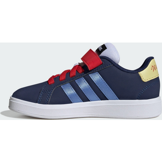 adidas Disney Jasmine Grand Court 00s til børn - Dark Blue / Blue Fusion / Better Scarlet - 33 1/2