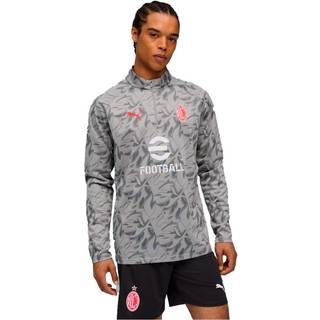 PUMA AC Milan Pre-match Quarter-Zip Top Men, Sport, Smokey Gray/White, XS