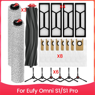 Til Omni S1/S1 Pro robotstøvsugerens hovedsidebørstedele