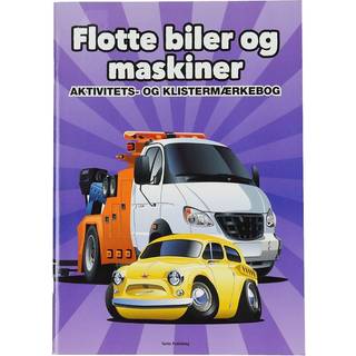 Tactic Flotte biler og maskiner aktivitets- og klistermærkebog