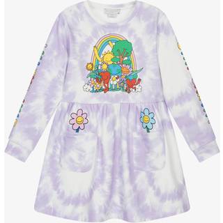 Stella McCartney Kids Tie-dye cotton jersey dress - multicoloured - Y 3