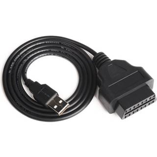 OBD2 hun til USB-kabel - 1 meter diagnostisk adapterkabel