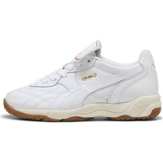 Puma King Indoor Sneakers Youth, White, Size 38, Shoes - Frosted Ivory - 38