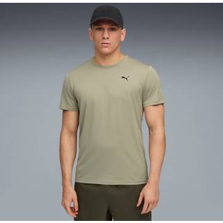 Men&#39;s Puma Train All Day Essentials Poly Texture T-Shirt, Green, Size XL, Clothing - Lux Army - XL
