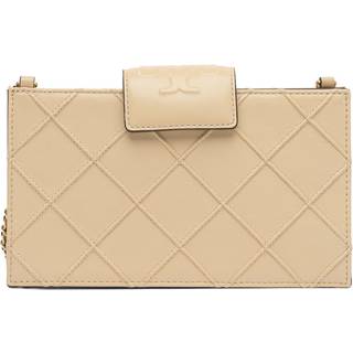 Tory Burch Tory Burch Cream Fleming Mini Chain Wallet