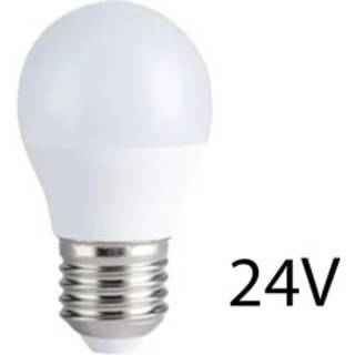 LEDlife 4,5W LED pære - G45, E27, 24V - Dæmpbar : Ikke dæmpbar, Kulør : Varm