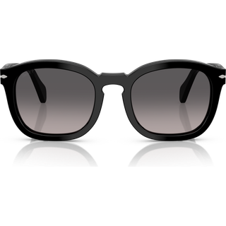 Persol Unisex PO0082S 95/M3 Solbriller Acetat Sort Grå Geometrisk Polariseret Skygge