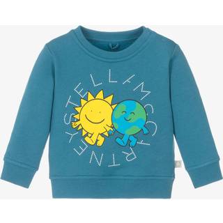 Stella McCartney Kids Baby printed cotton sweatshirt - blue - M 9