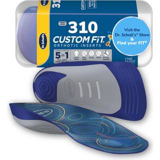 Dr. Scholls Custom Fit Orthotics 3/4 L?ngde indsatser jf. 310 Tilpasset til din fod & Arch ?jeblikkeligt heldags smertelindring Lower Back Knee P