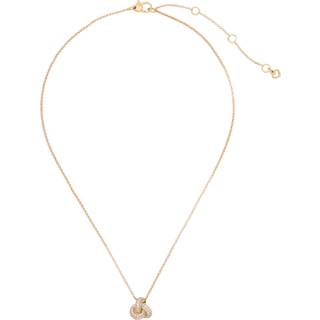 Kate Spade New York Gold Knot Pavé Necklace - Gold - 41cm