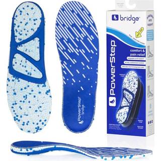 Powerstep Bridge-fleksible bue indlægs komforthukommelse skum indsats plantar fasciitis smertelindring tilpasning buestøtt neutrale lave høje bue