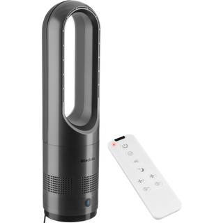 Tårnventilator Polar, 80° oscillation, inkl. timer - anthrazit