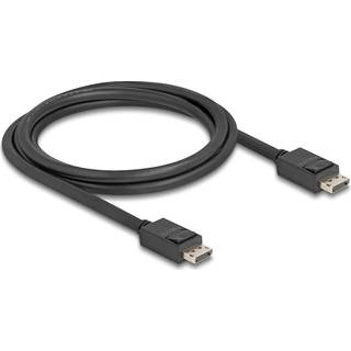 Delock DisplayPort-kabel 16K @ 60Hz, 80 Gbps, 1,8 m