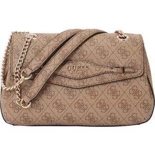 Guess Katya 4G Logo Skuldertaske lysebrunt