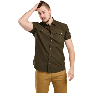 Pinewood Recycled T-Shirt M Olive Mel Pine Tree XXL