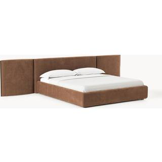 Polstret seng Otis med foldbart hovedgærde