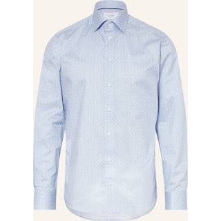 ETON Herren Hemd blau gemustert Classic Fit