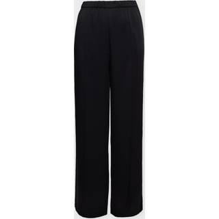 Vince Mid-rise wide-leg pants - black - M