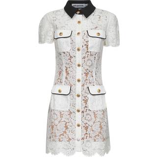 Self-Portrait Lace shirt - white - L