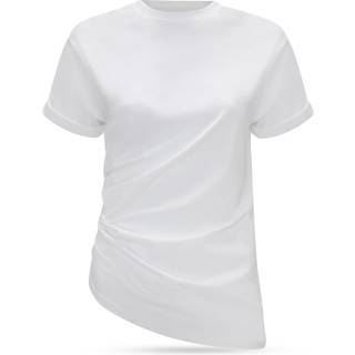 Victoria Beckham Gathered cotton jersey T-shirt - white - S