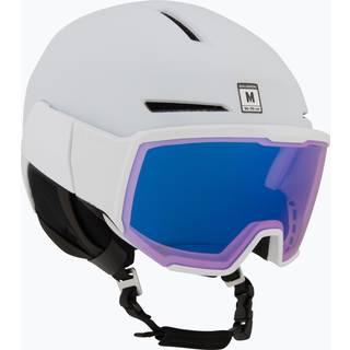 Salomon Osmo Pro Sigma Photo skihjelm med visir / Hvid - 56-59 cm