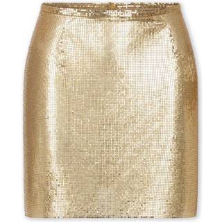 Golden Mini Skirt - 38