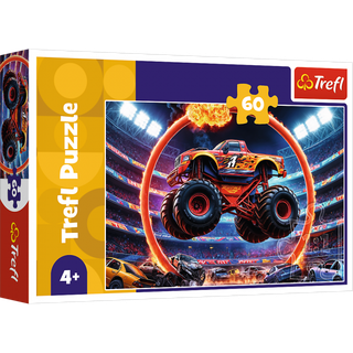 Trefl: Monster Truck - 60-brikkers puslespil