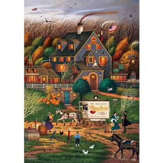 Buffalo Games - Charles Wysocki - Secret Passage Inn - 300 stykker Jigsaw -puslespil til voksne -udfordrende puslespil perfekt til spilaftener -