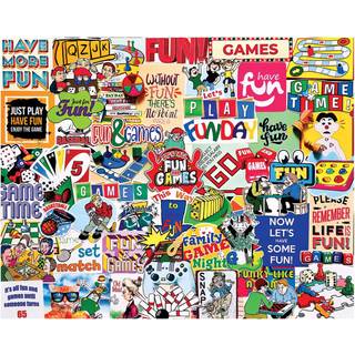 White Mountain Puzzles - Det hele er sjovt og spil - 1000 stykker puslespil for voksne og børn - sjov familieaktivitet - 24 """" x30 """"