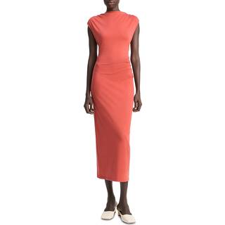 Vince Cotton jersey maxi dress - orange - XL