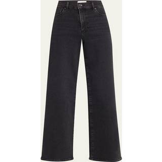 Frame Le Slim wide-leg jeans - black - 28